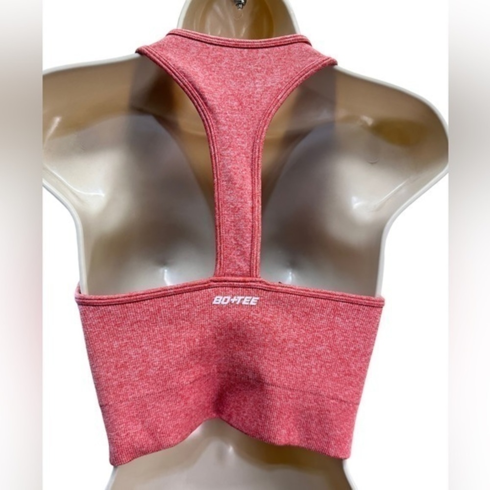 Bo+Tee ribbed razor back sport bra